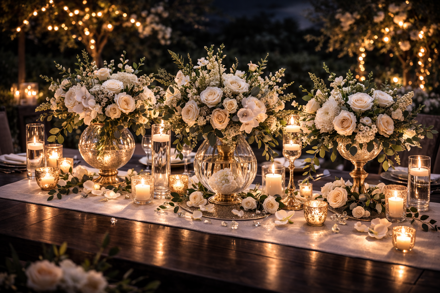 Large event floral installation