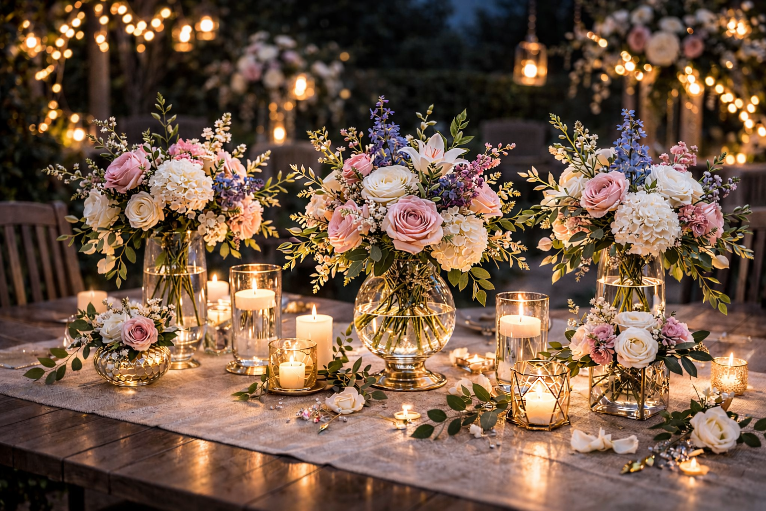 Large scale floral styling